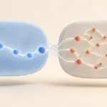言語の流れと段階的な推論を二つの吹き出しで表したイラスト